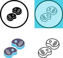 Steak Icon Design vector