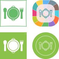 banquete icono diseño vector