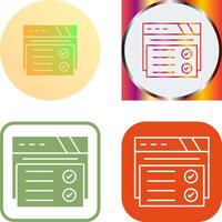 Web Browser Icon Design vector