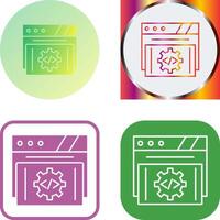 Development Icon Design vector