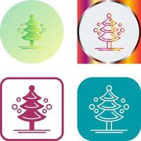 Pine Tree Icon Design vector