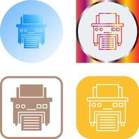 Printer Icon Design vector