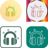 Earmuff Icon Design vector