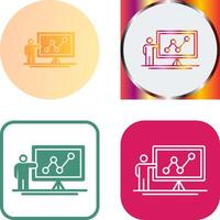 Presentation Icon Design vector