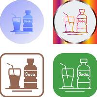 soda icono diseño vector