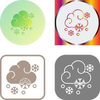 Snowy Icon Design vector