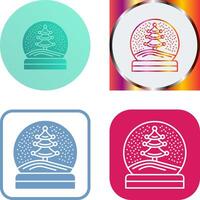 Snow Glob Icon Design vector