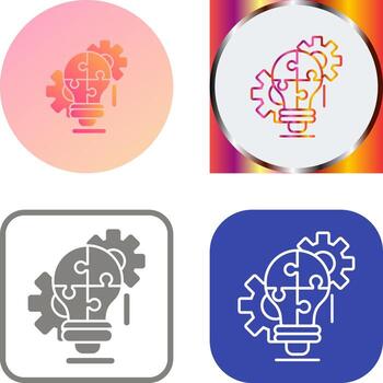 Problem Solving Icon Design vector