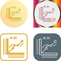 Graph Icon Design vector