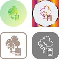 Big Data Icon Design vector