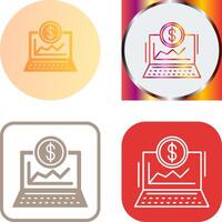Laptop Icon Design vector