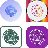 Globe Icon Design vector