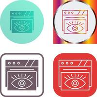 Eye Icon Design vector