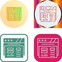 Dashboard Icon Design vector