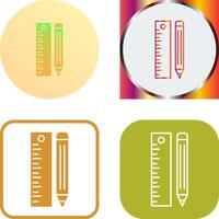 Ruler Icon Design vector