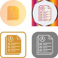 Exam Icon Design vector