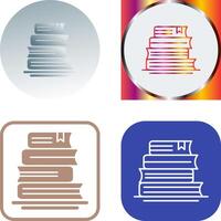 Books Icon Design vector