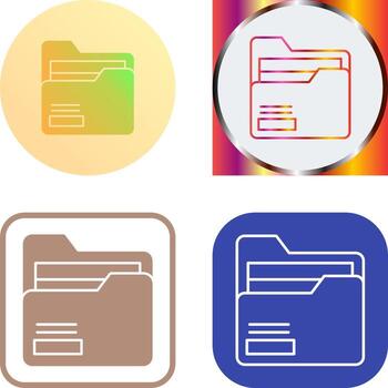 Folder Icon Design vector