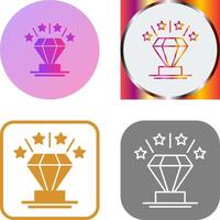 diseño de icono de diamante vector