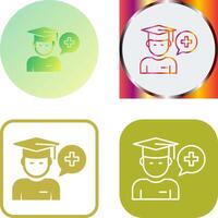 Medicine Faculty Icon Design vector