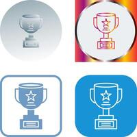 Trophy Icon Design vector