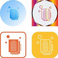 Document Icon Design vector