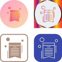 Wishlist Icon Design vector