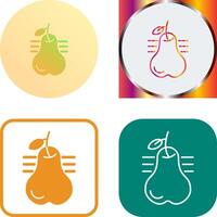 Pear Icon Design vector