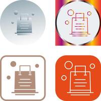 Shopping Bag Icon Design vector