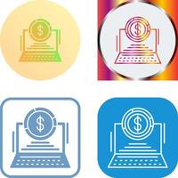 Laptop Icon Design vector