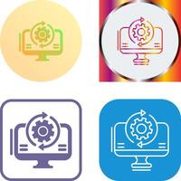 Synchronization Icon Design vector