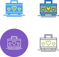 Suitcase Icon Design vector