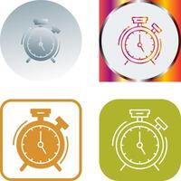 Alarm Clock Icon Design vector