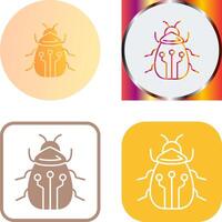 Bug Icon Design vector