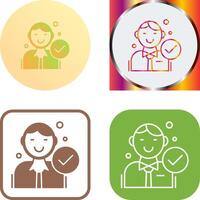 Hire Icon Design vector