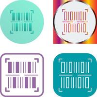 BarCode Icon Design vector