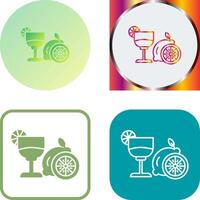 Lime Juice Icon Design vector