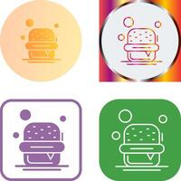 Burger Icon Design vector