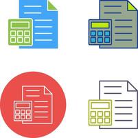 Calculator Icon Design vector