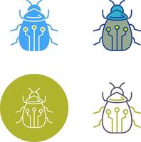 Bug Icon Design vector