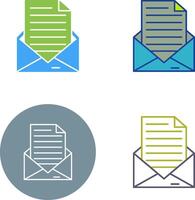 diseño de icono de correo vector