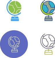 Globe Icon Design vector