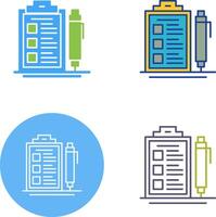 Check List Icon Design vector