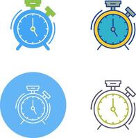 Alarm Clock Icon Design vector