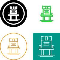 Chair Icon Design vector