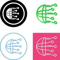 Network Icon Design vector