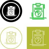Question Icon Design vector