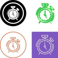 Alarm Clock Icon Design vector