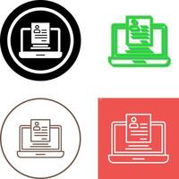 Registration Icon Design vector