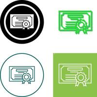 Diploma Icon Design vector